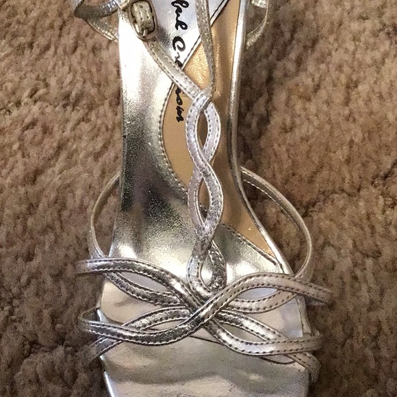 Silver strappy sandals - Picture 3 of 3